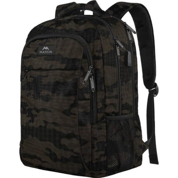 ⚡Matein Men Camouflage Travel Business Anti Theft Slim Sturdy Laptops Backpack - Picture 1 of 9